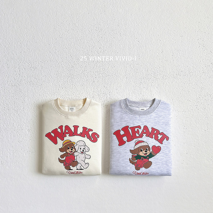 Vivid-I Walk/ Heart MTM Sweater