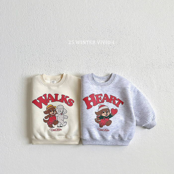 Vivid-I Walk/ Heart MTM Sweater