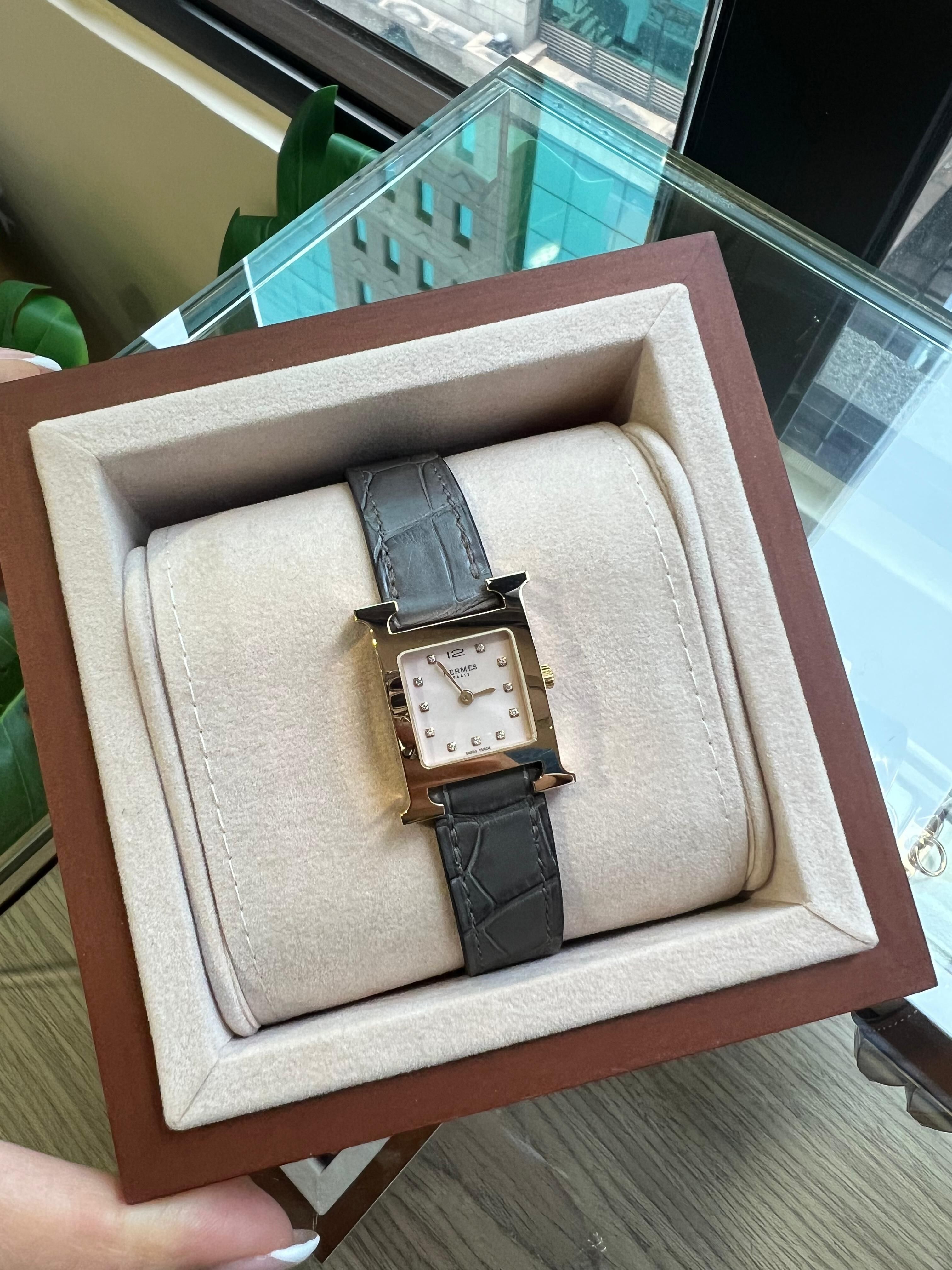 Hermes Heure H watch, Small model, 25 mm