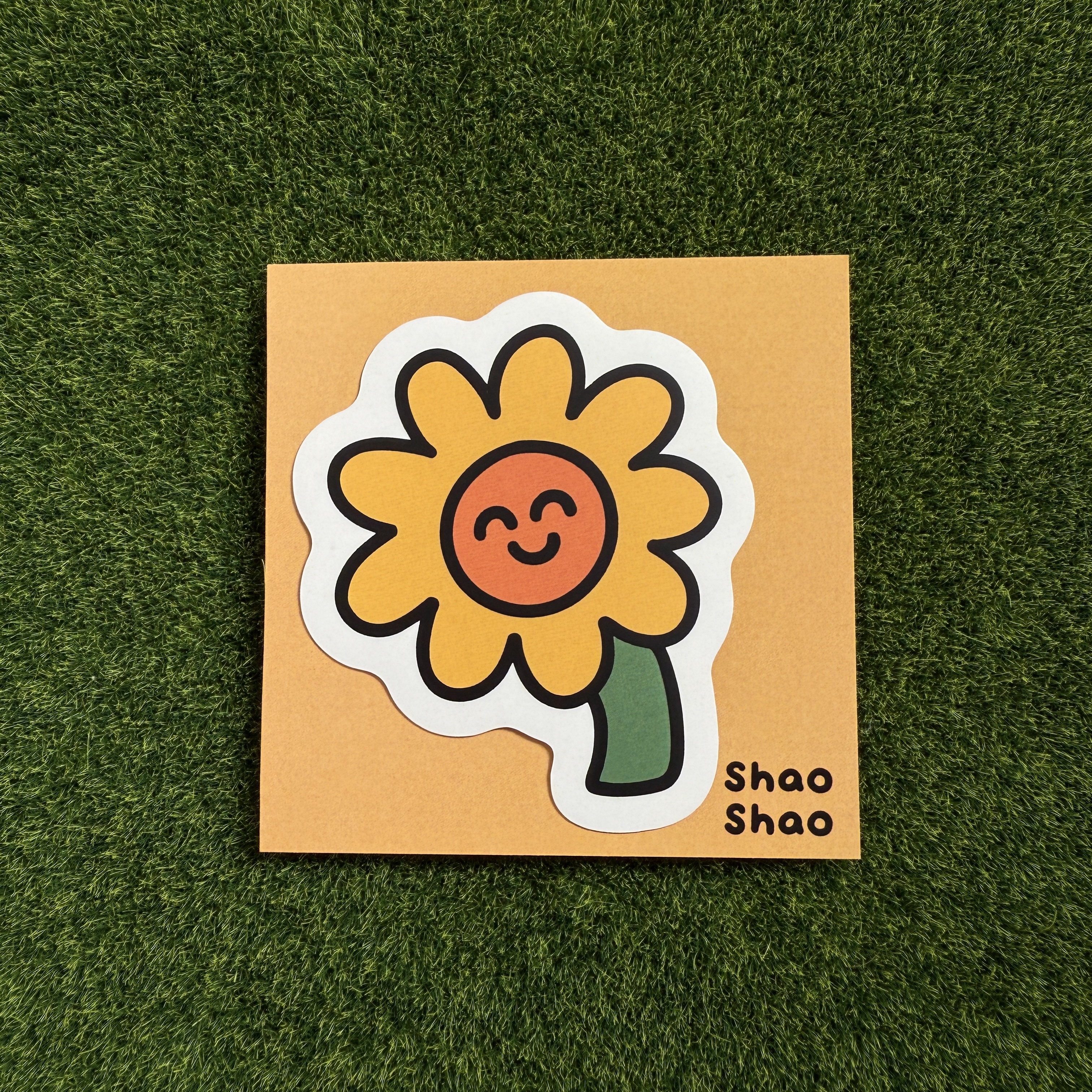 Waterproof Sticker (Yellow)