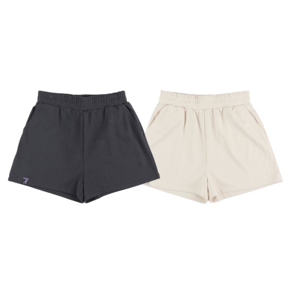 KANGOL 短褲 深灰 米白 休閒短褲 女 6422150510 6422150531