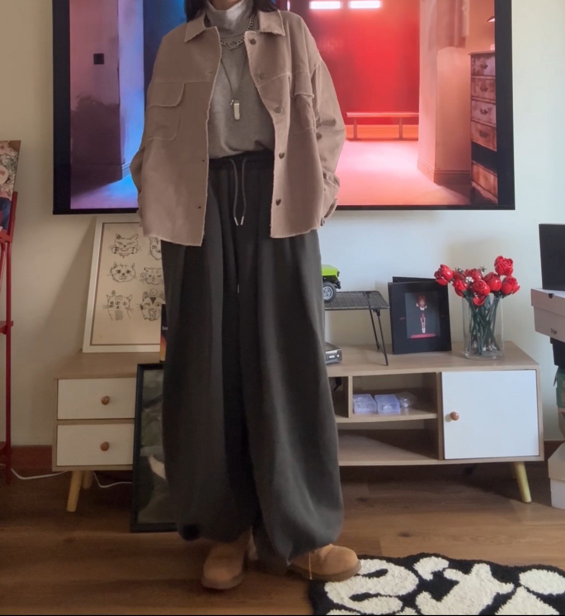 泡泡棉褲(極舒服)兩色