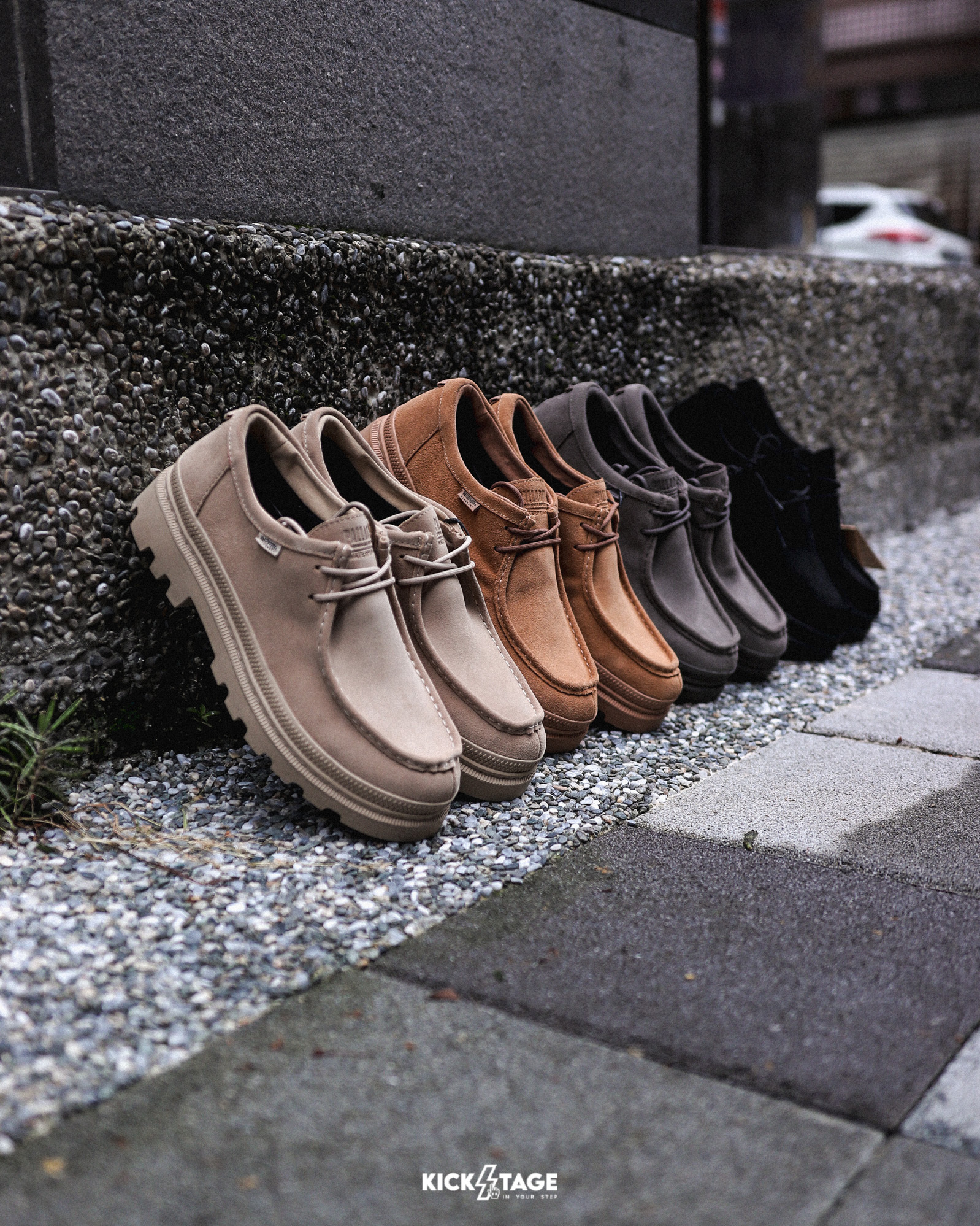 男女鞋 PALLADIUM TROOPER LOAF SDE WP+ 黑色 駝色 沙色 灰色 防水 輪胎橡膠大底 樂福鞋 麂皮鞋 休閒鞋【74591】