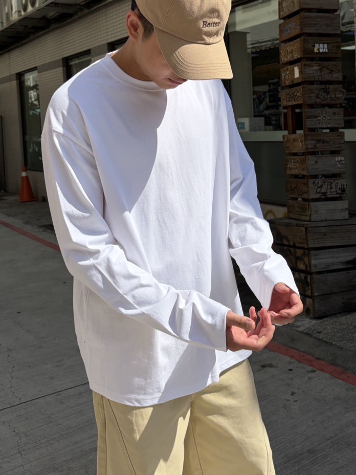 陽光薄長袖素踢