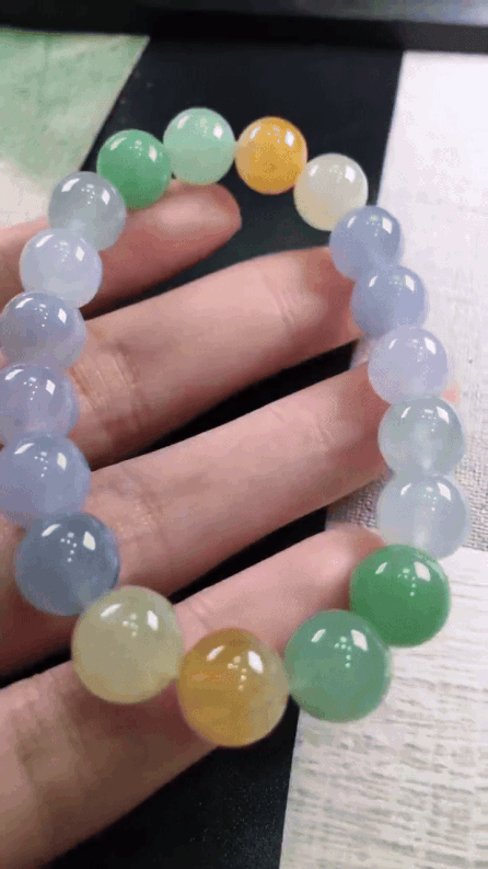 102337 翡翠多寶手串 (10mm直徑)