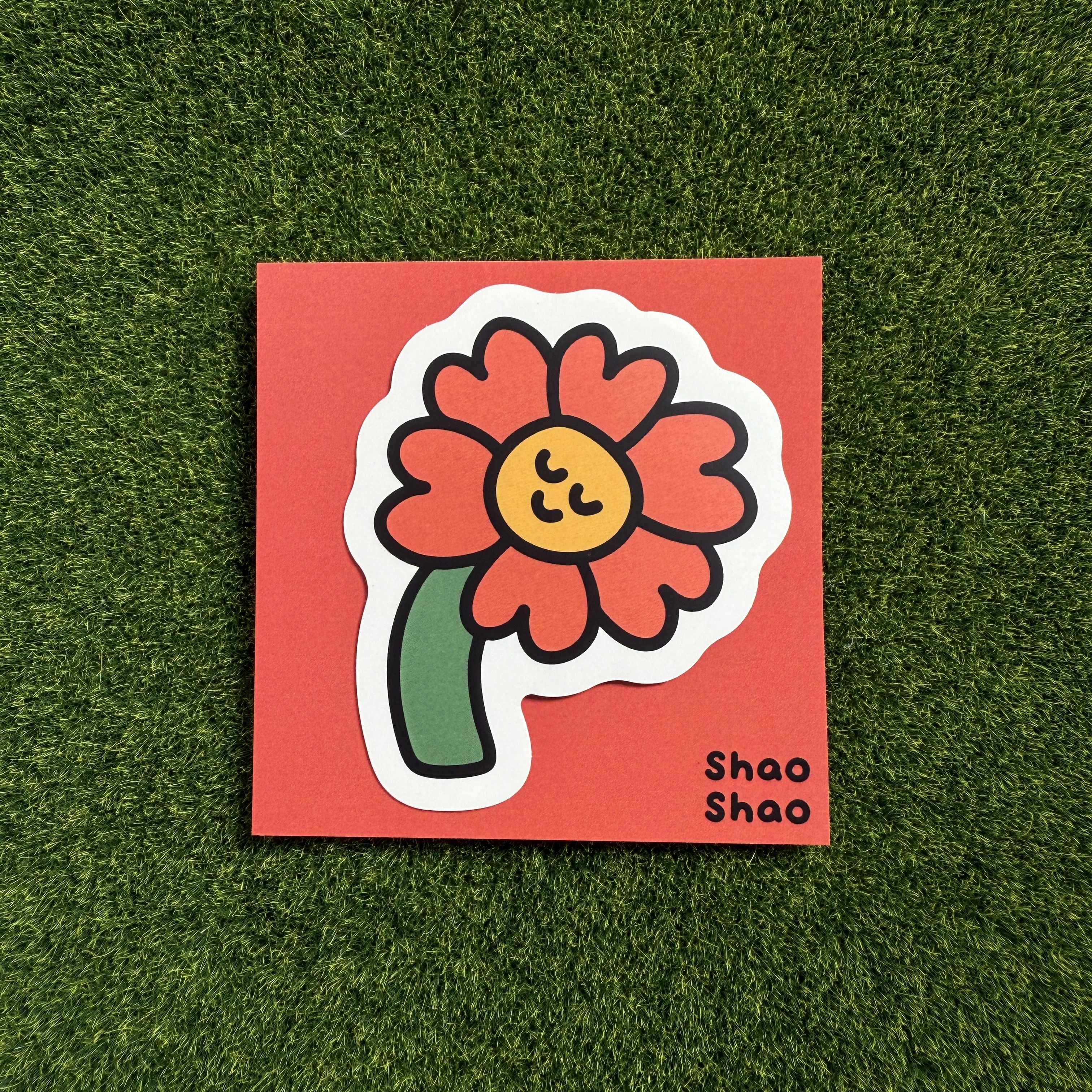 Waterproof Sticker (Red)