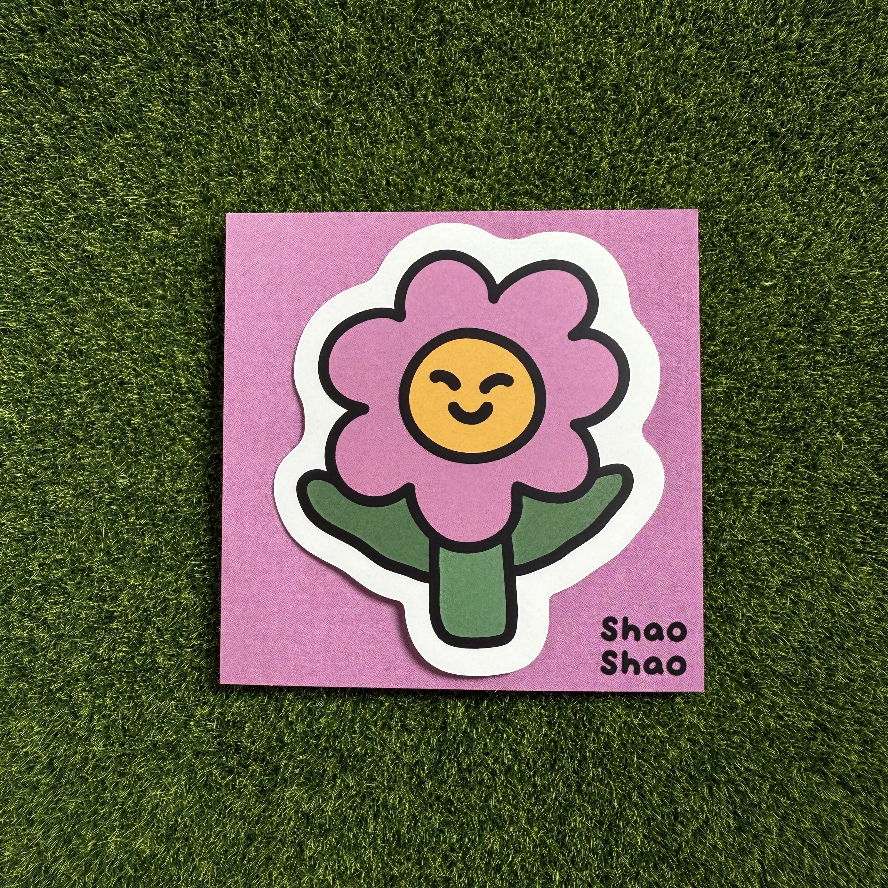 Waterproof Sticker (Purple)