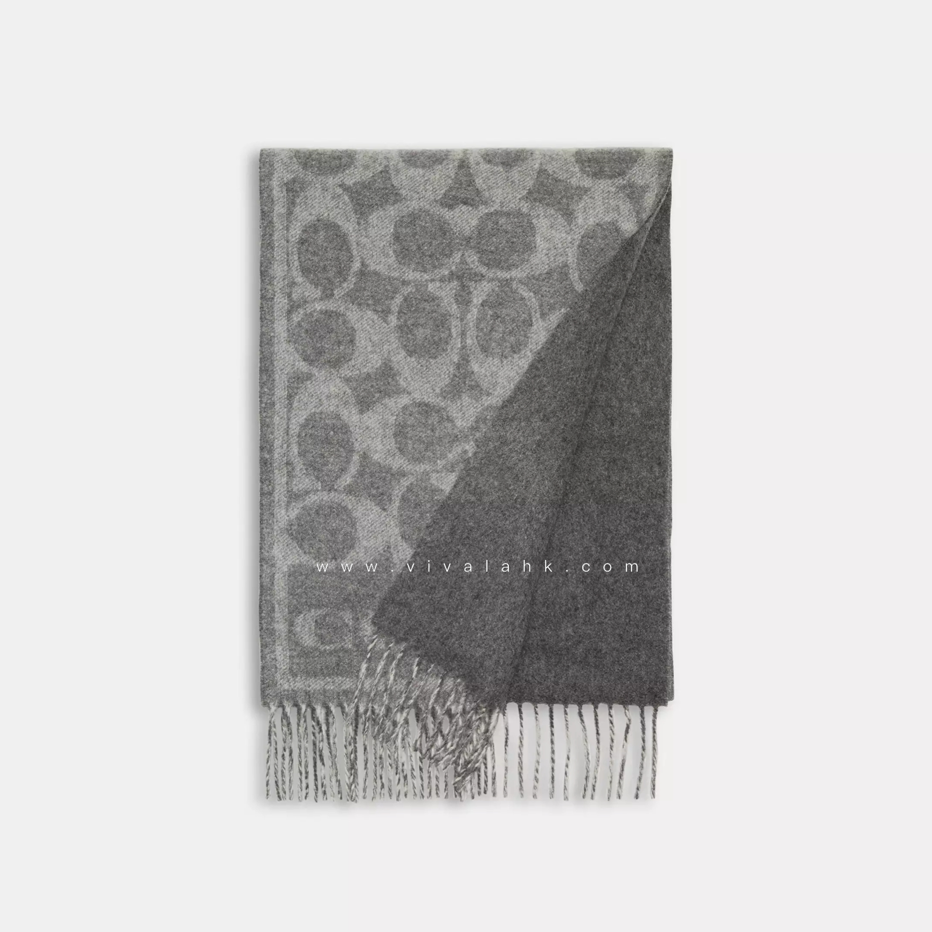 Coach - 雙面C字羊絨頸巾 (CB692)