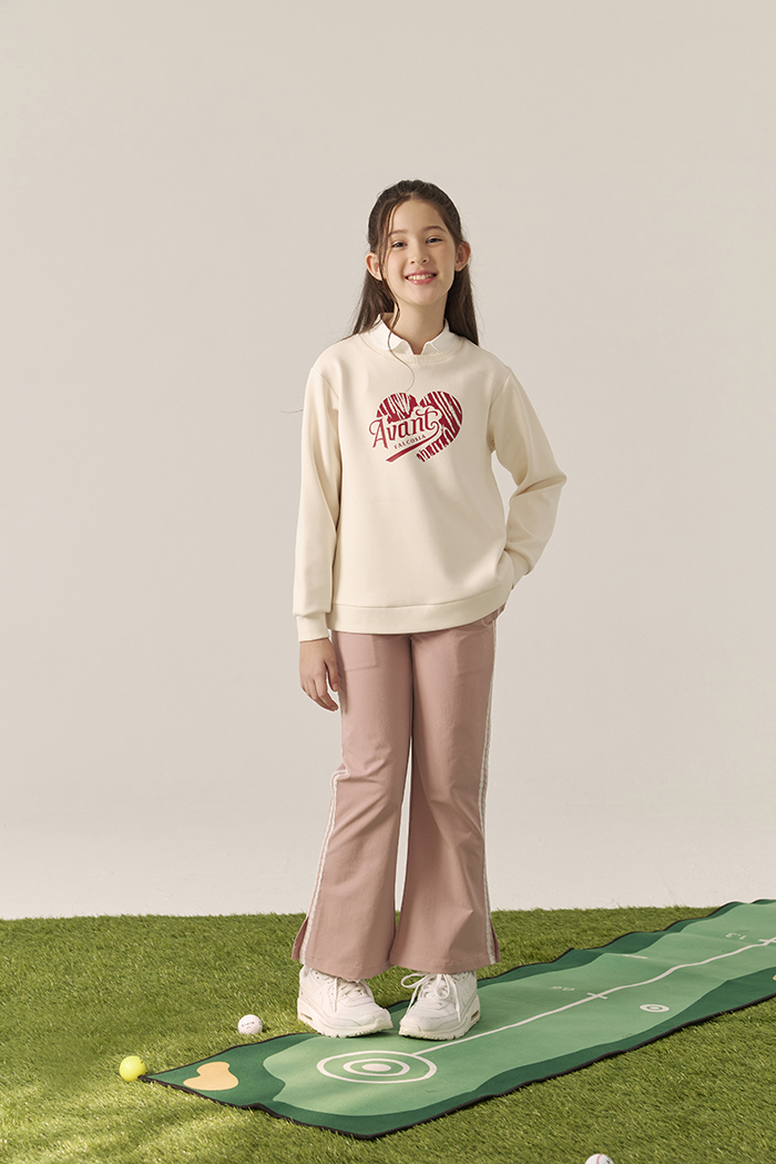 Avant Falcosia  法式甜心女童保暖兩穿上衣-晨光米