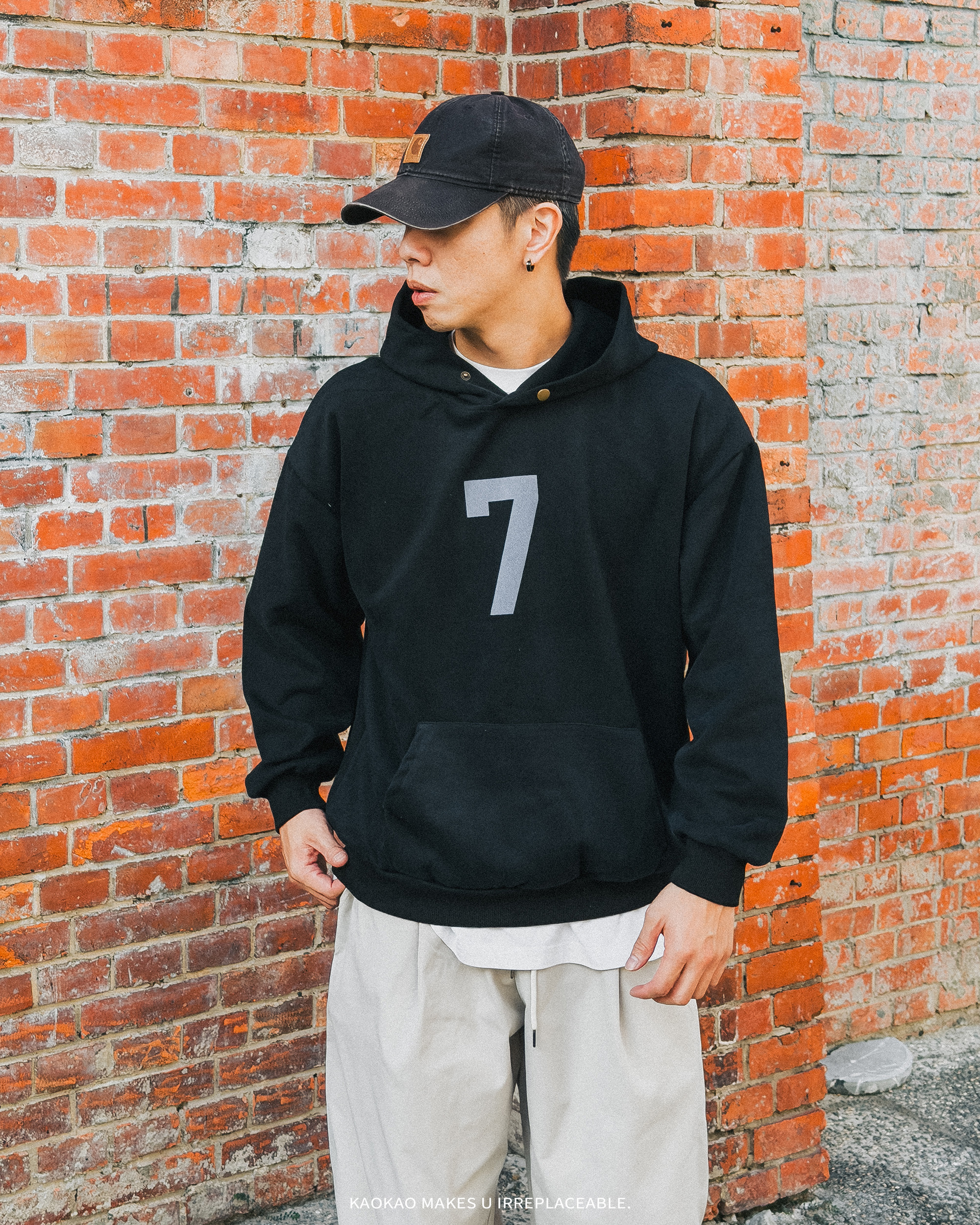 NATURE 400G重磅 數位印花帽T 美式復古【L3894】