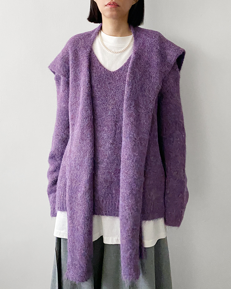 MFT-2816 2件式針織毛衣 ᴘᴜʀᴘʟᴇ