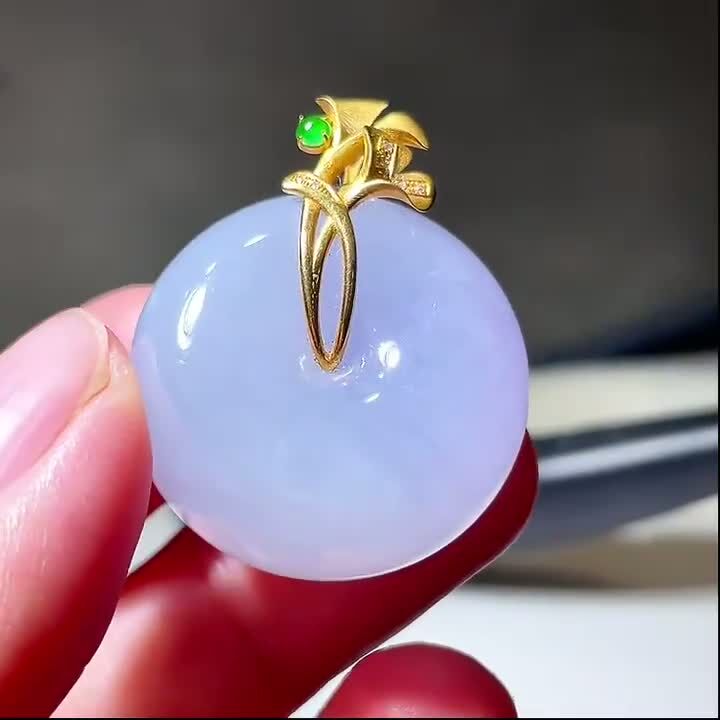 102349 翡翠平安扣吊墜 (25mm直徑)