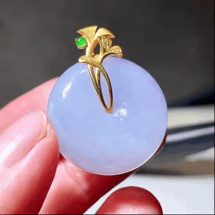 102349 翡翠平安扣吊墜 (25mm直徑)