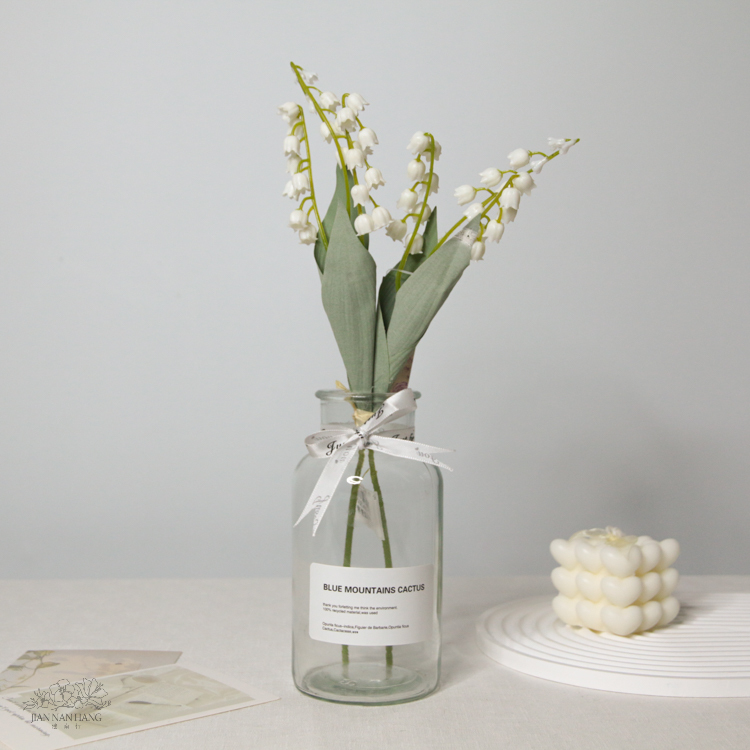 人造花 鈴蘭花束 短枝 2色