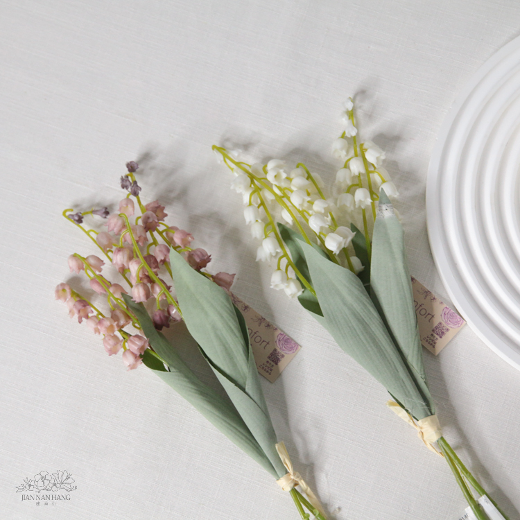 人造花 鈴蘭花束 短枝 2色