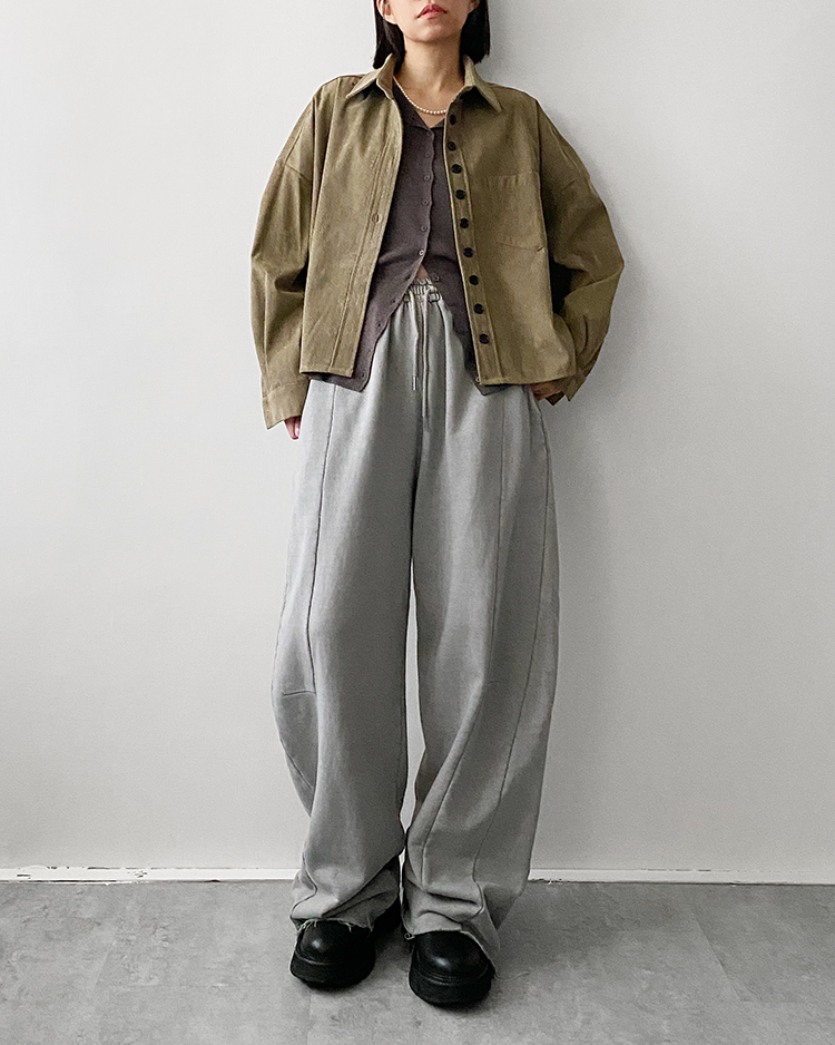 MFO-2830 燈芯絨短身襯衫