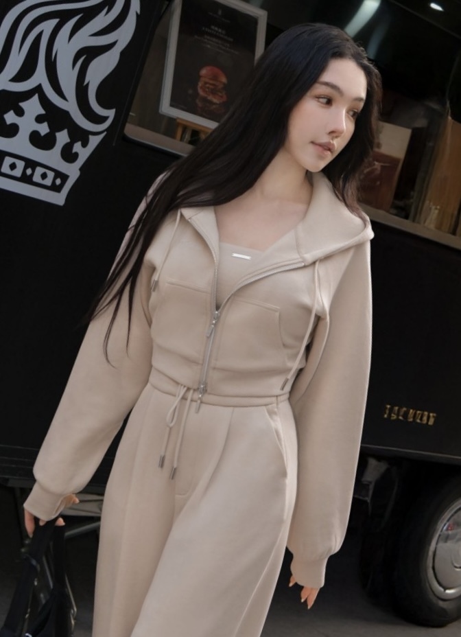 訂製-休閒超柔棉連帽短外套