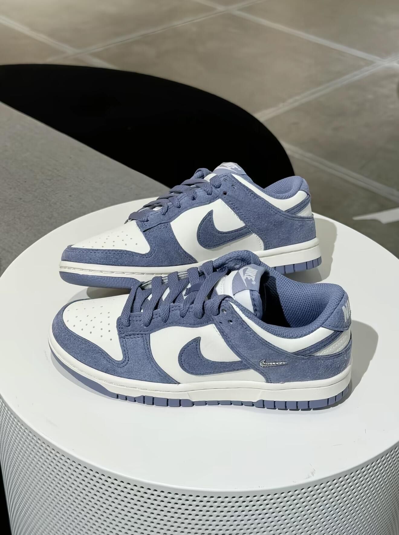 Nike Dunk Low 霧霾藍 藍紫色 麂皮 小勾 女款 IB4417-103/預購