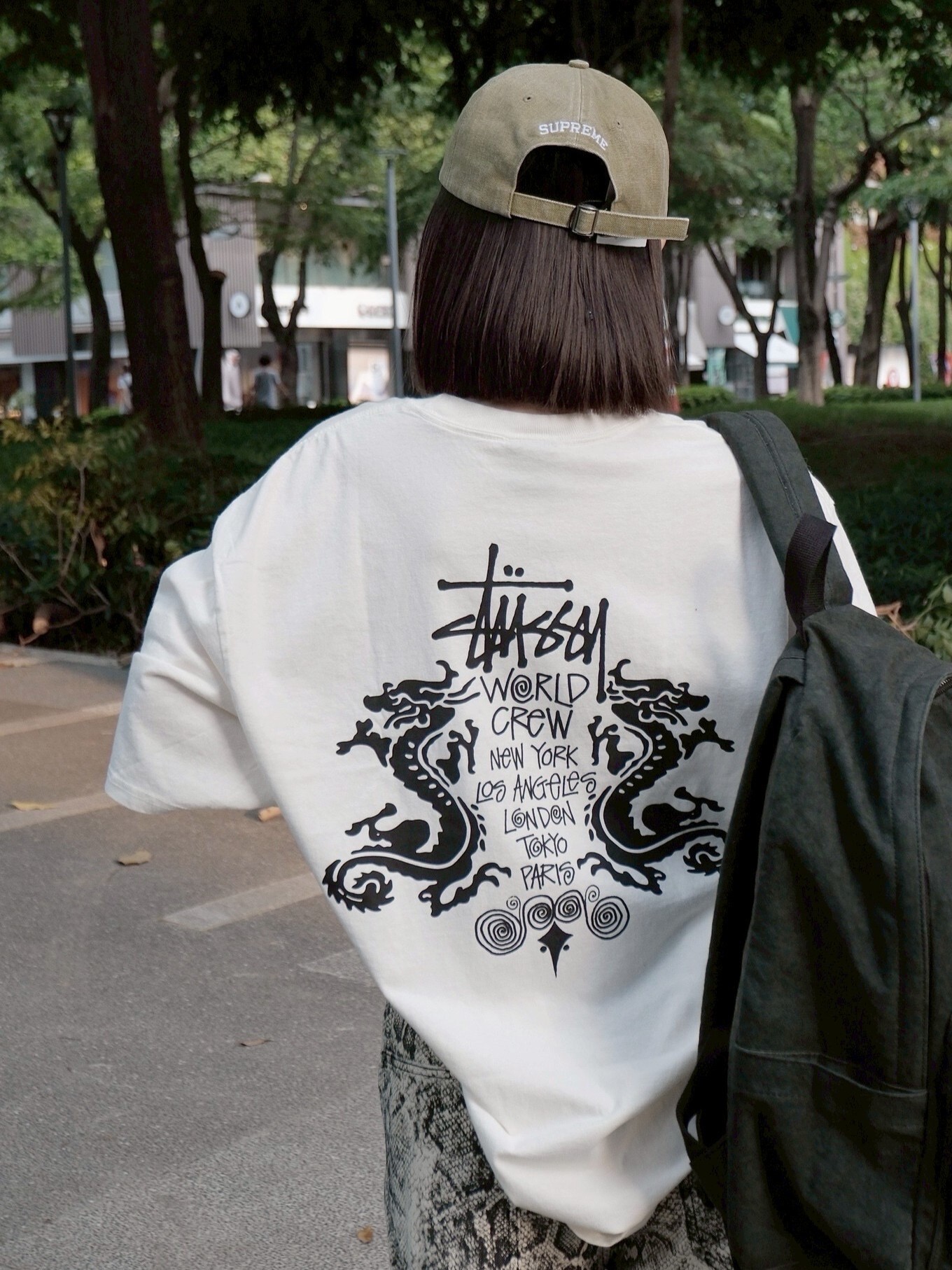 ✅(STUSSY特賣) STUSSY DOUBLE DRAGON TEE PIGMENT DYED TEE 短T 水洗 雙龍 LOGO