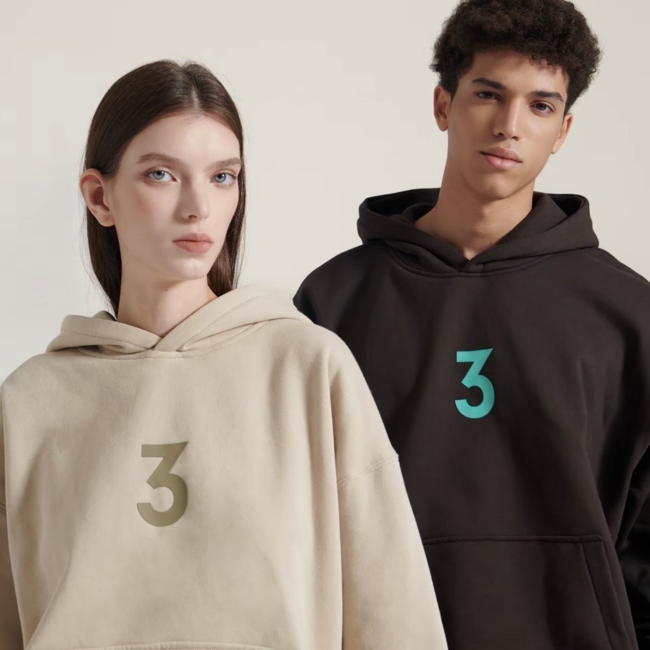 INNERSECT 三生萬物 地球 經典數字 加絨帽T 連帽衛衣 美式街頭 INN24FWTHD196