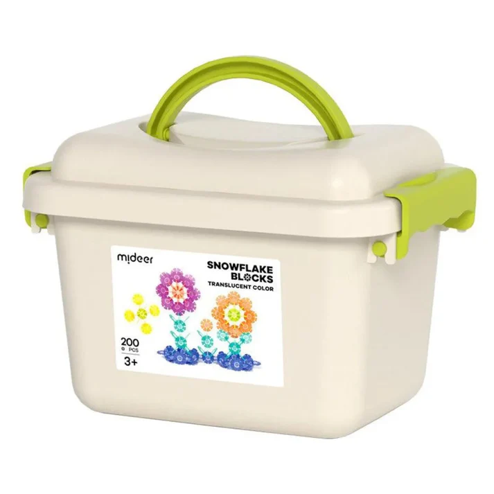 《 MiDeer 》 多彩透光雪花片(200片)