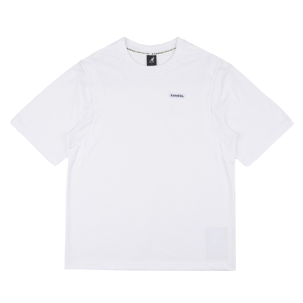 KANGOL 短T 黑 白 淺灰 刺繡LOGO 落肩 短袖 中性 6425100320 6425100300 6425100311