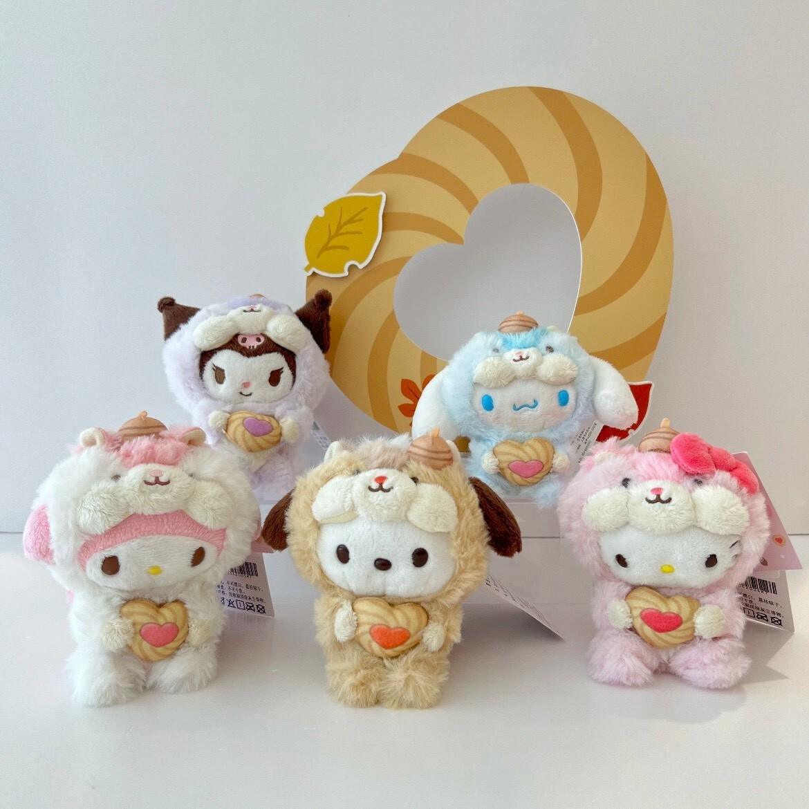 <正版授權>SANRIO 三麗鷗 松鼠系列 毛絨吊飾 帕恰狗 大耳狗 HELLLO KITTY 美樂蒂 庫洛米 鑰匙圈