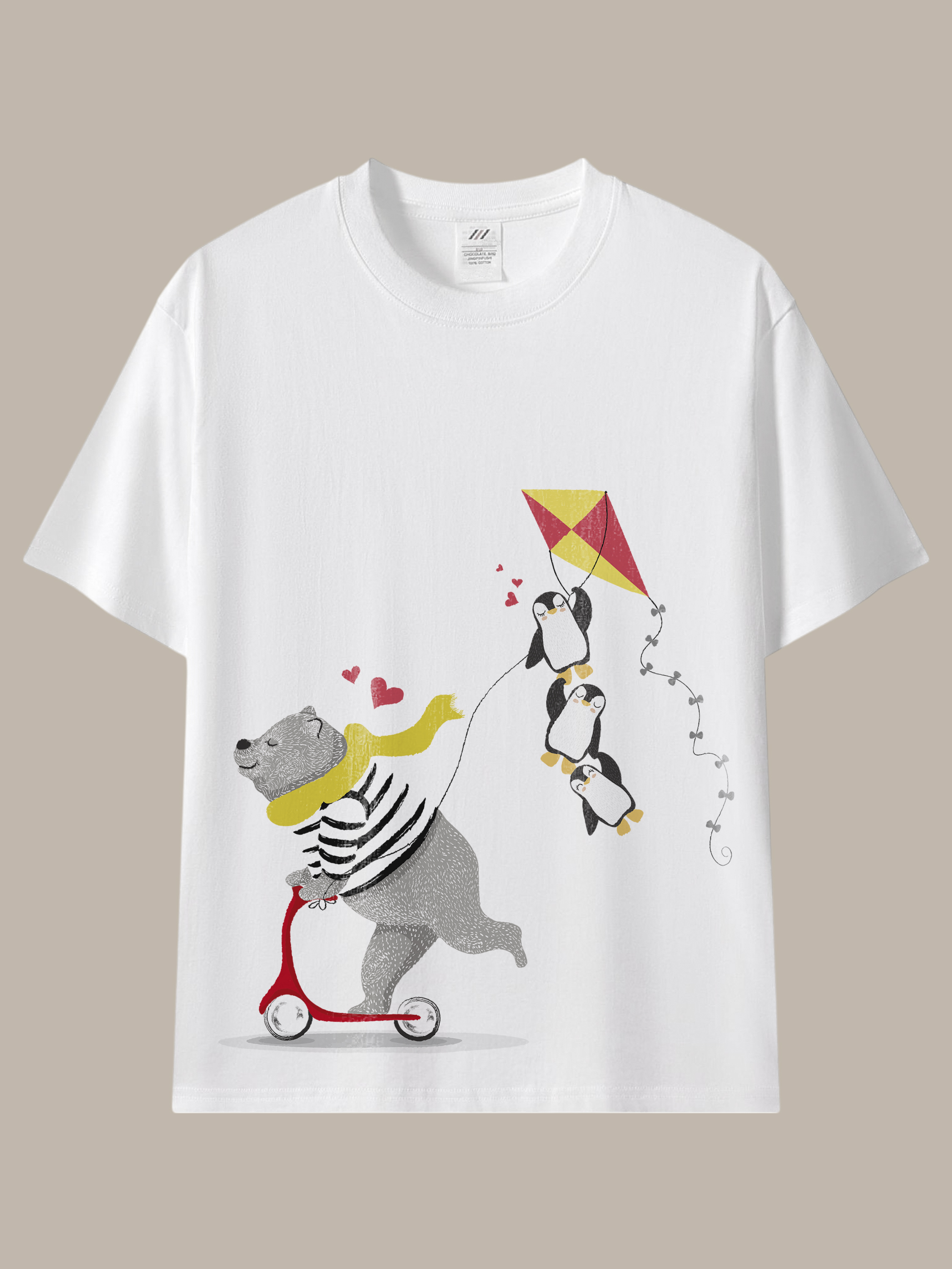 給妳好心情的動物時光插畫棉T