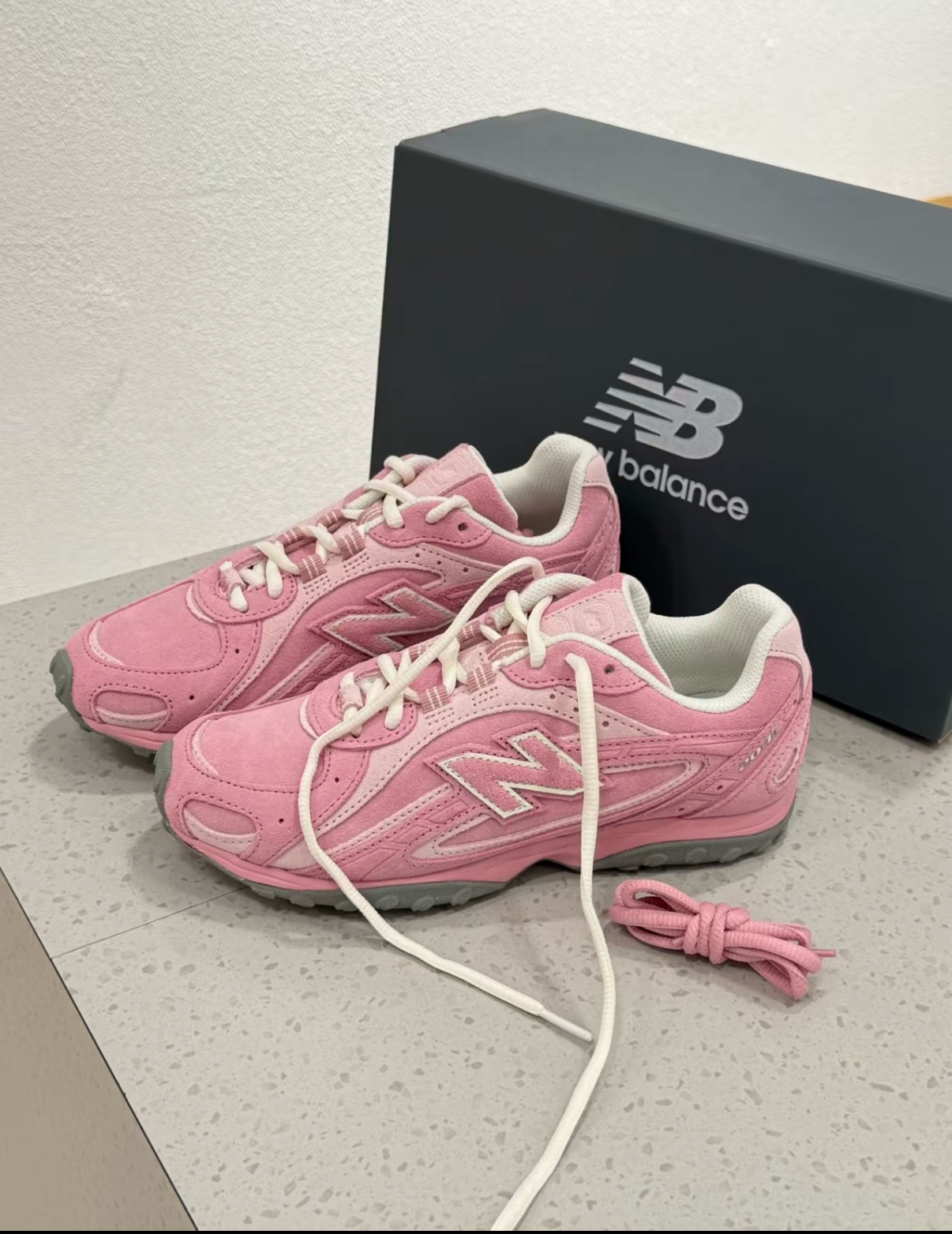 New Balance NB 204L 蜜桃粉 白粉色 麂皮 復古 滿跑鞋 薄底鞋 U204LMMD/預購