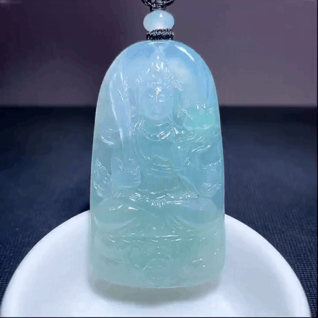 1023415 翡翠虛空藏菩薩吊墜