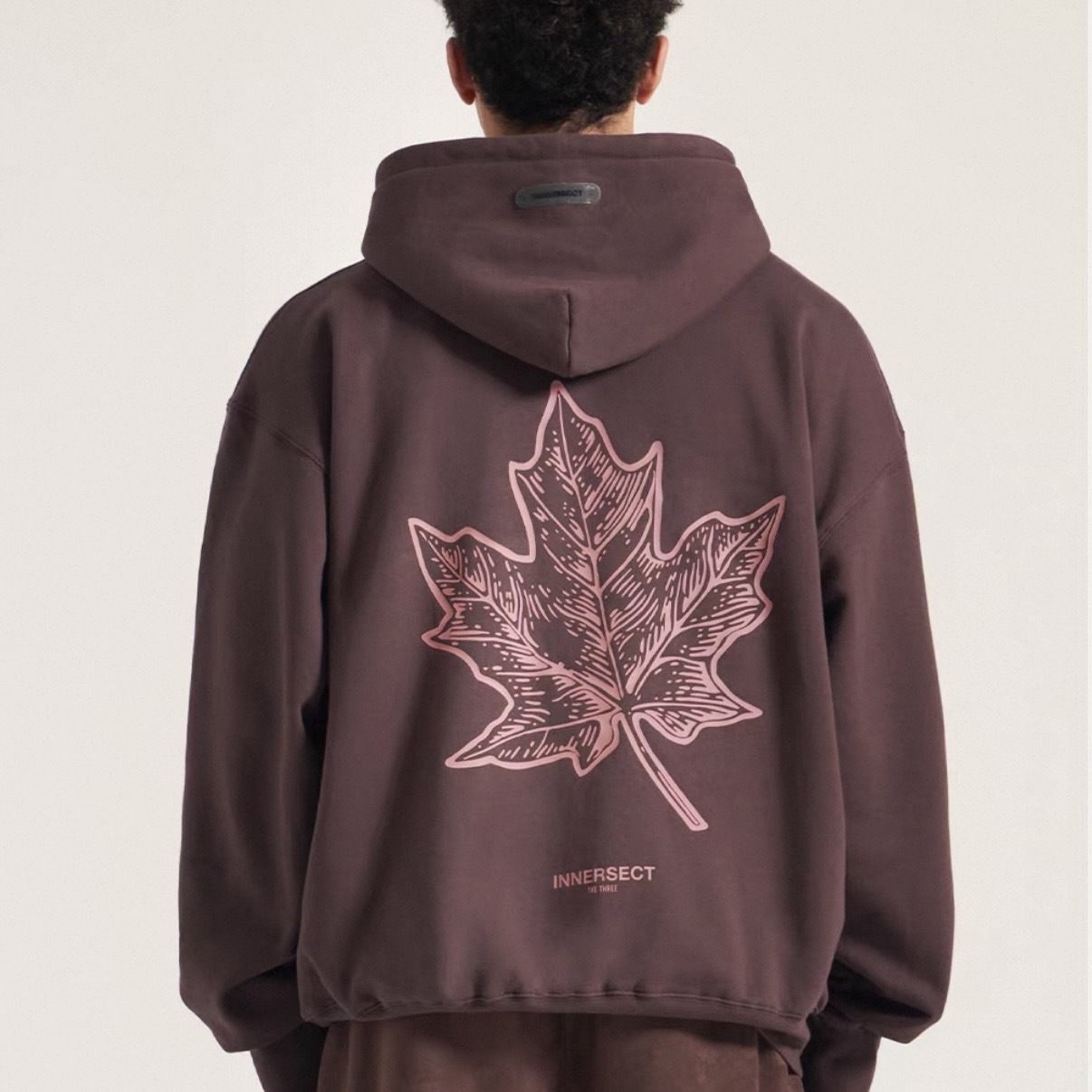INNERSECT 三生萬物 楓葉 經典數字 帽T 連帽衛衣 上衣 長袖 INN24FWTHD150