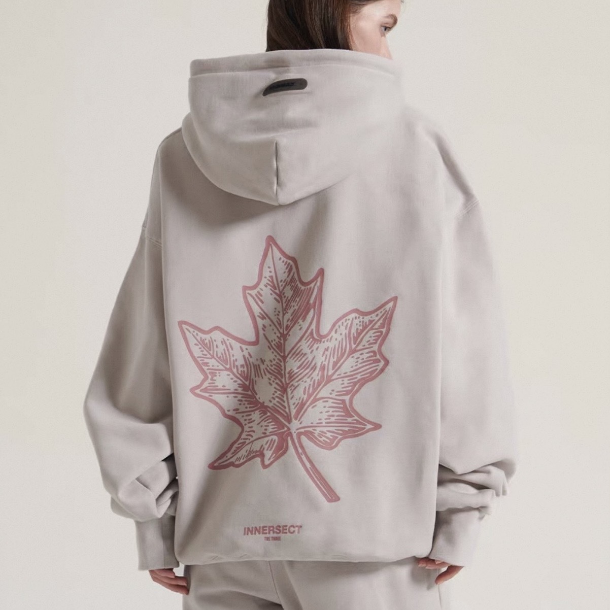 INNERSECT 三生萬物 楓葉 經典數字 帽T 連帽衛衣 上衣 長袖 INN24FWTHD150