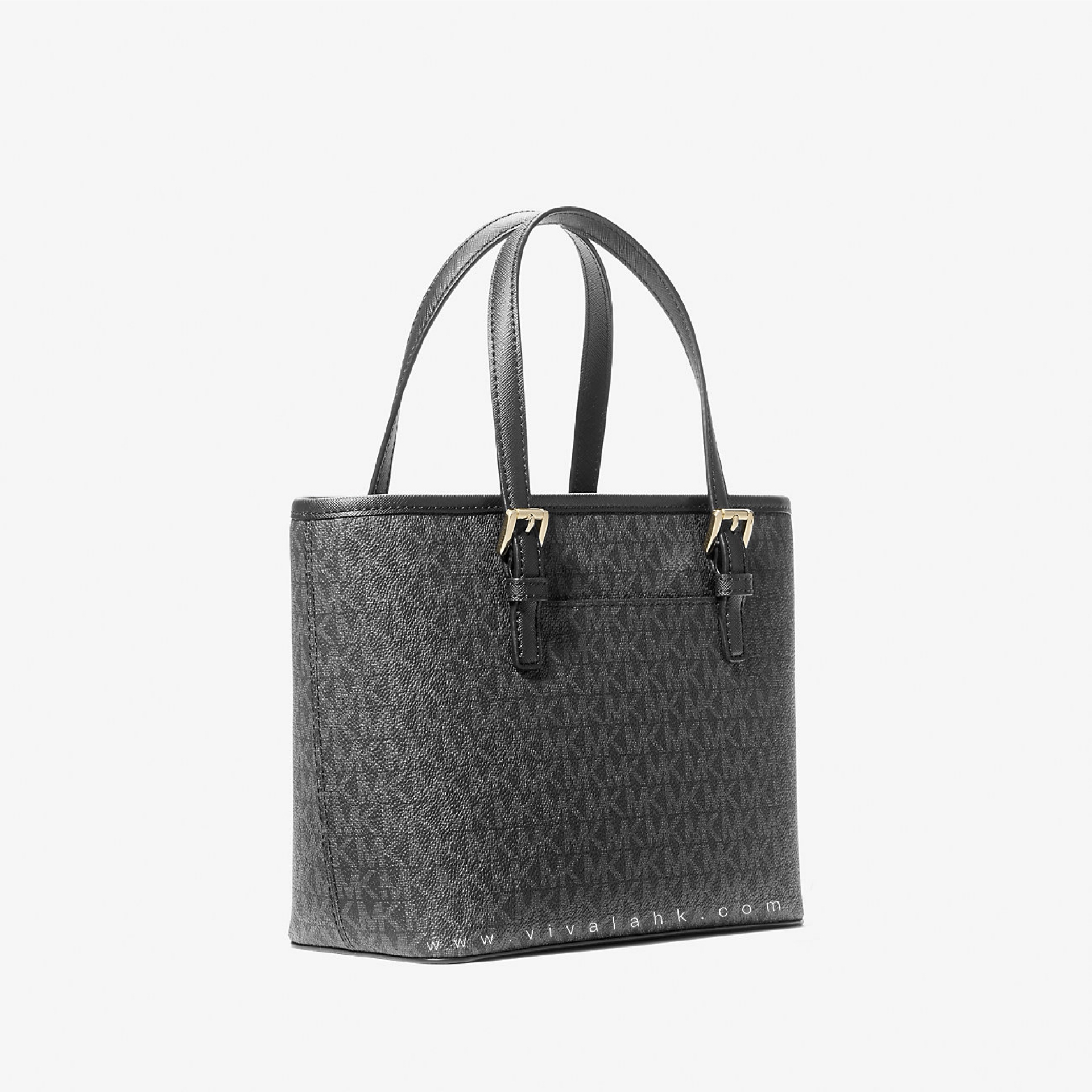 Michael Kors - Jet Set Travel XS 拉鍊 Tote Bag (金字) (MK字暗花) (35T9GTVT0B)