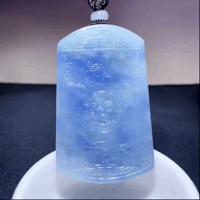 1023417 翡翠無事牌吊墜