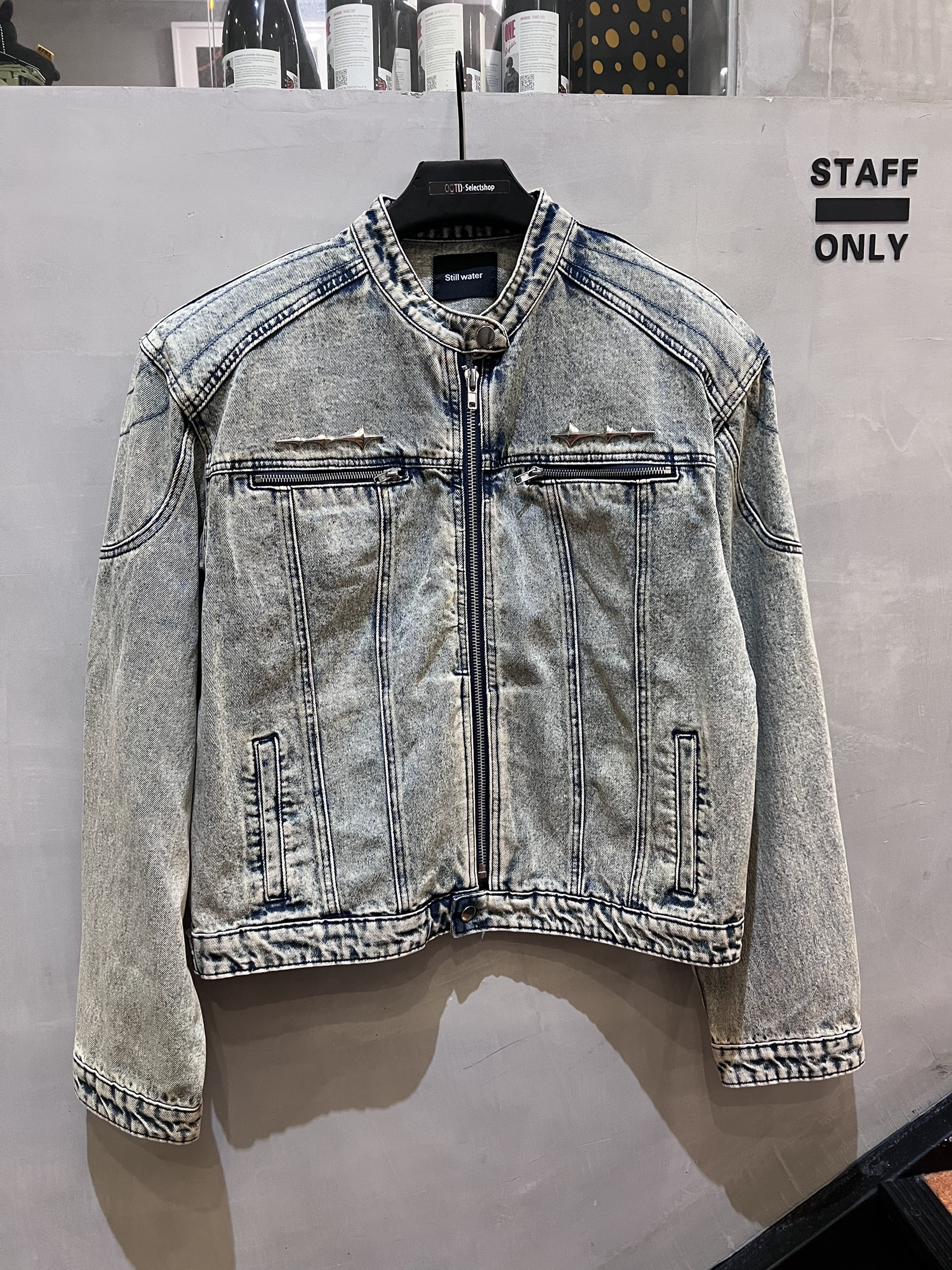 復古水洗牛仔外套