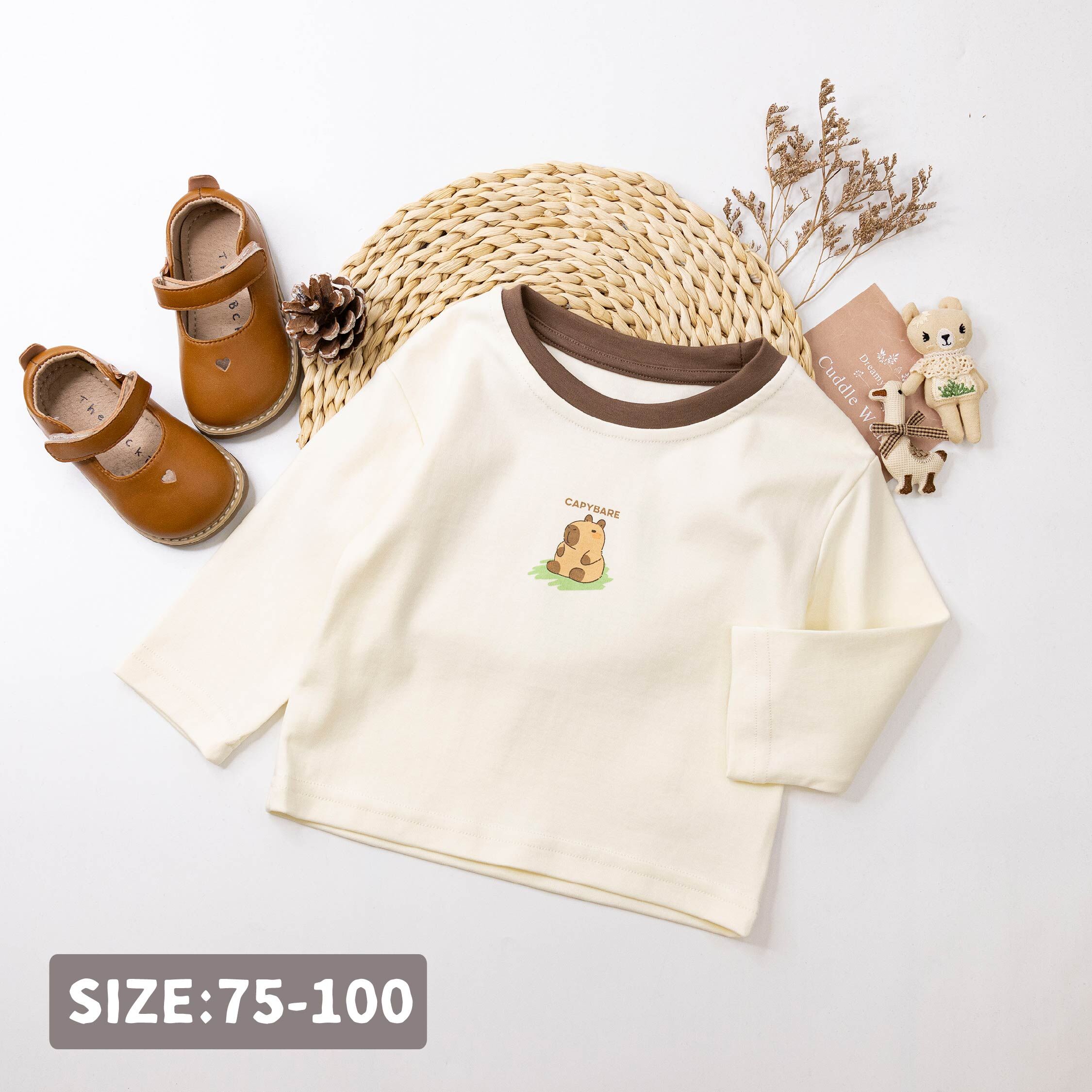 【H55499】水豚君可愛日常上衣