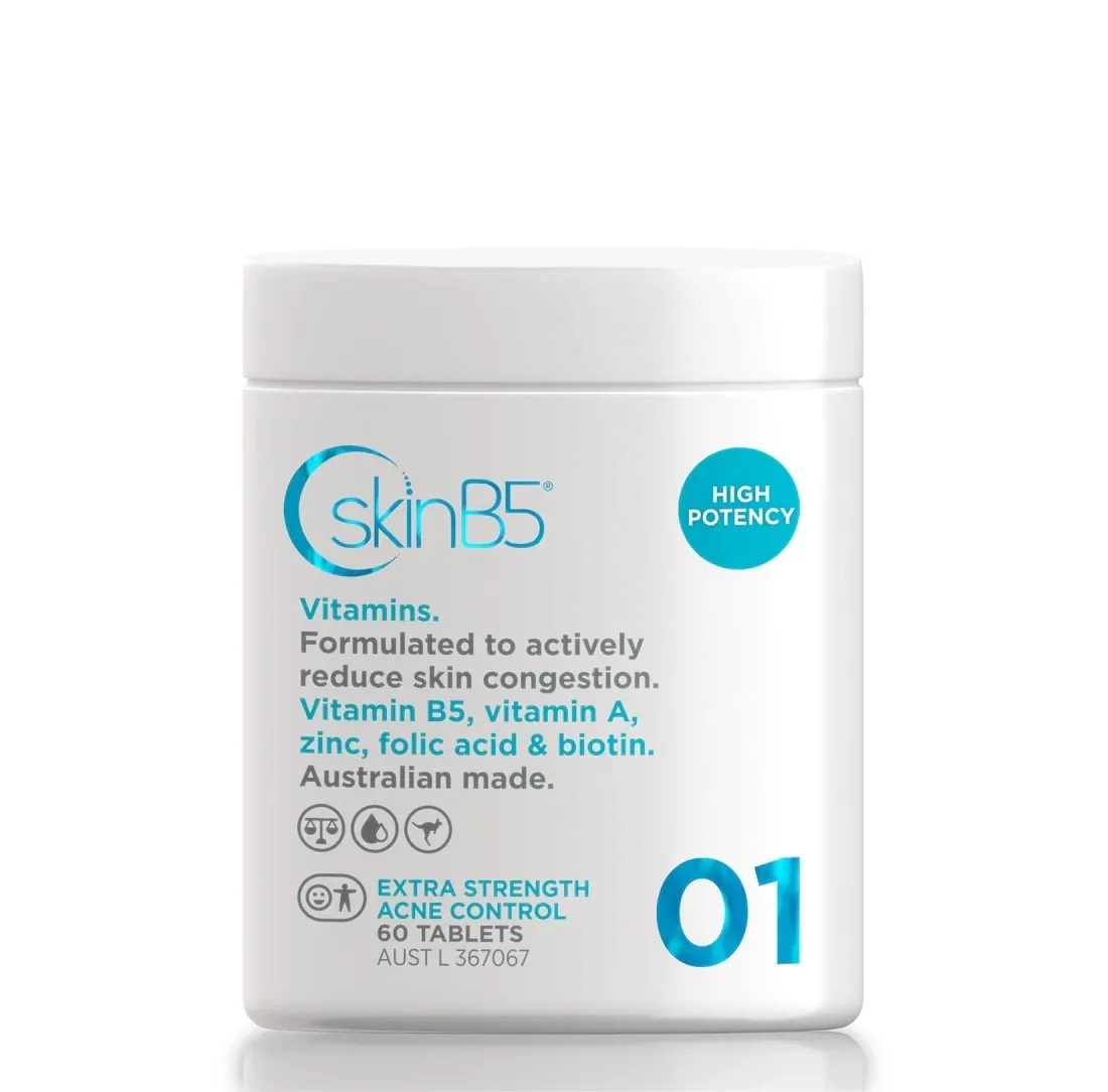 SkinB5 Extra Strength Acne Control Vitamins 60 Tabs