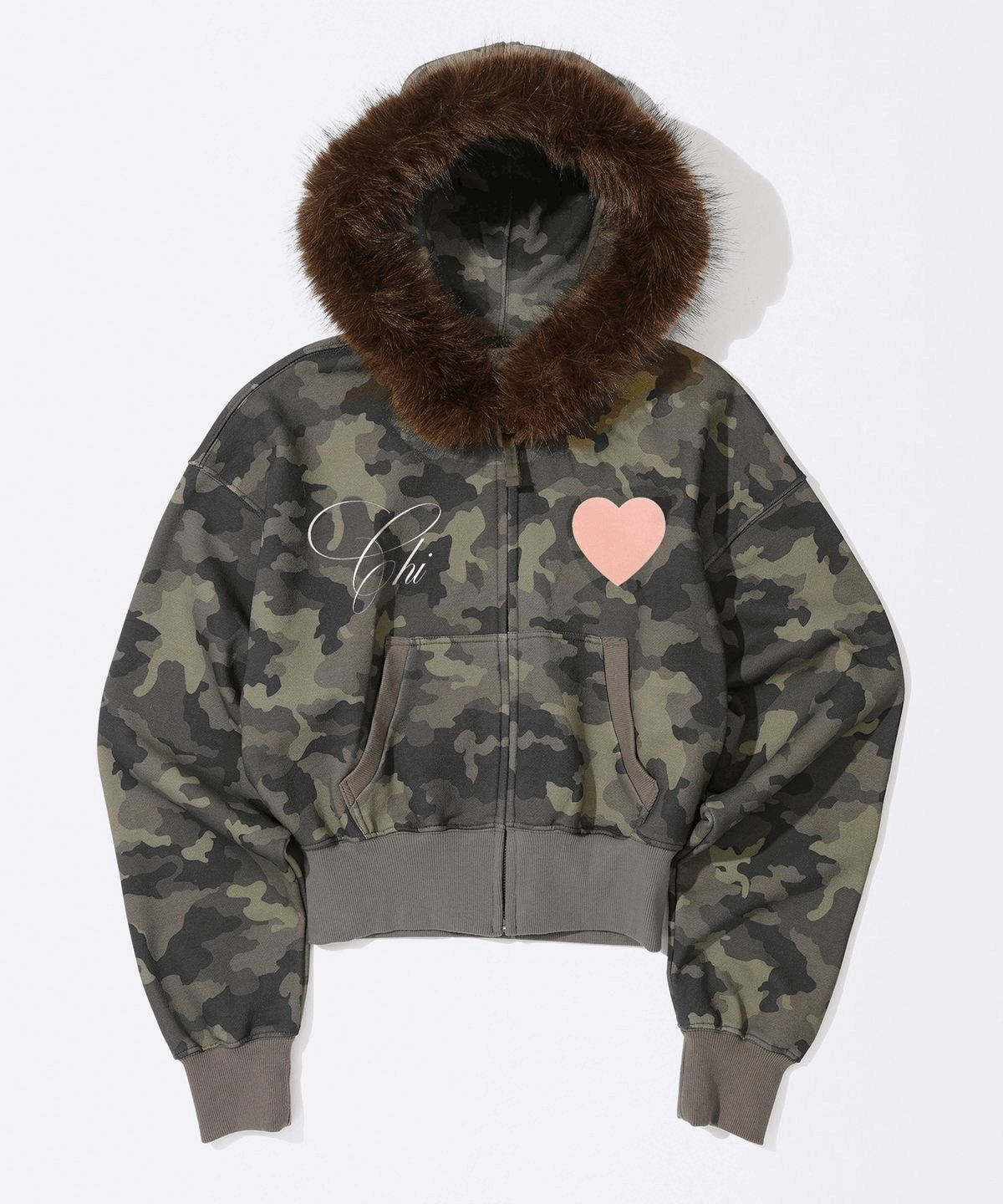 【SCULPTOR】Fur Trimming Hooded Zip-Up Fur Trimming Hooded Zip-Up Dirty White – Sculptor