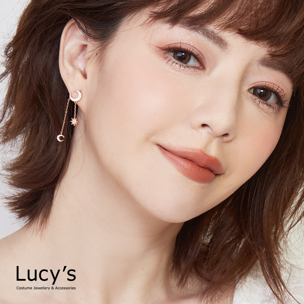 月光流星 耳環 (二色) (125224/125226)