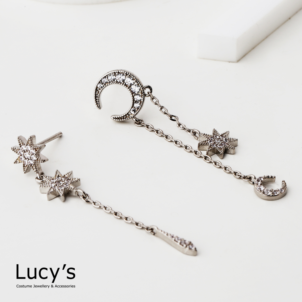 月光流星 耳環 (二色) (125224/125226)