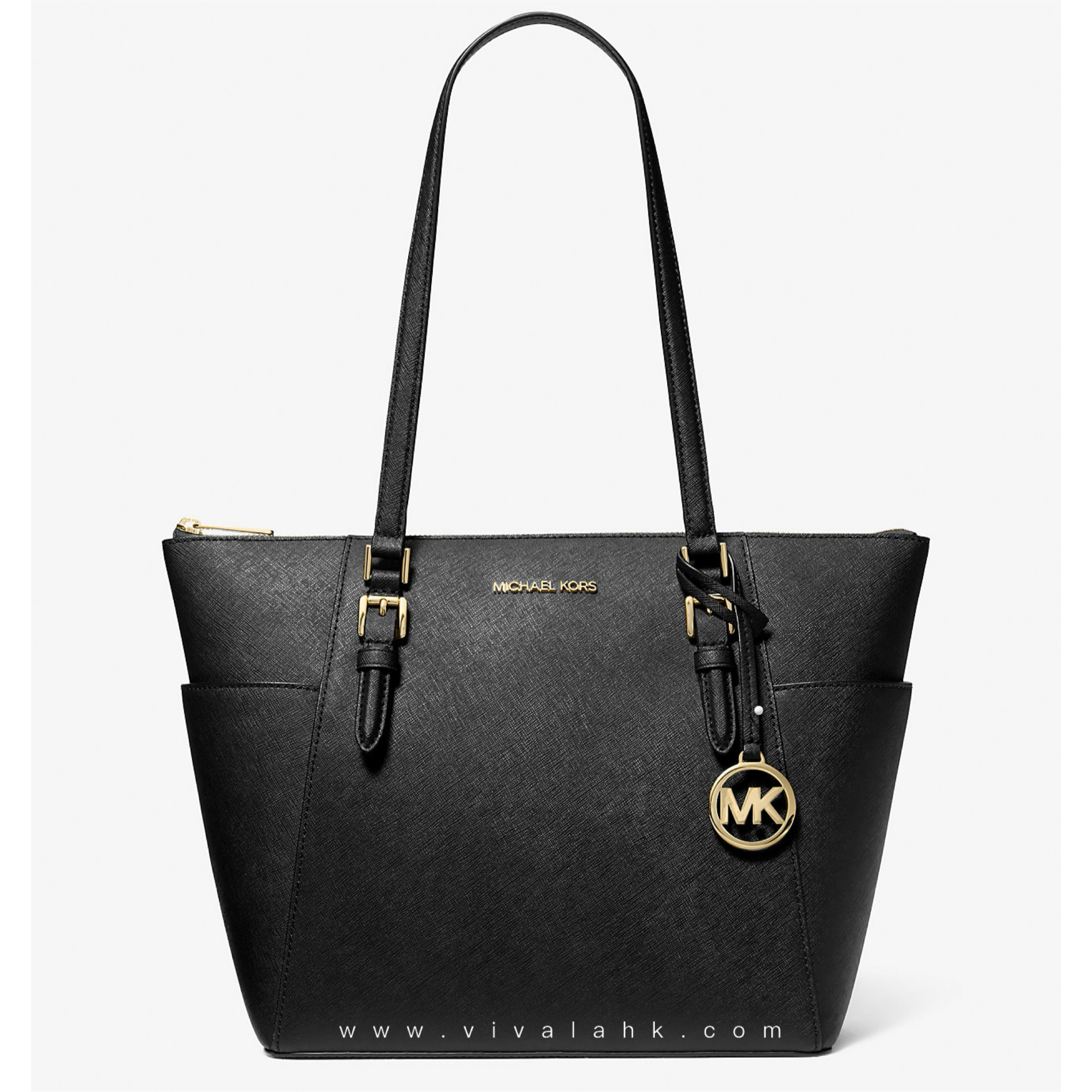 Michael Kors - Charlotte 拉鍊 Tote Bag (大) (十字皮) (35T0GCFT7L)