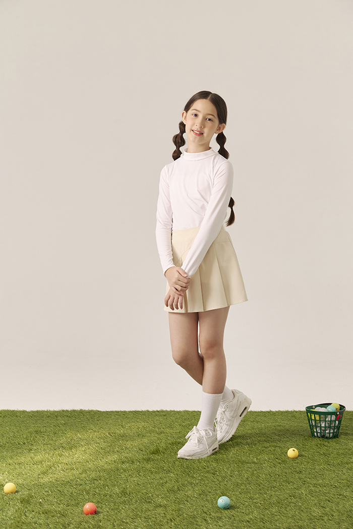 Avant Falcosia  花邊女童內搭上衣-純淨白