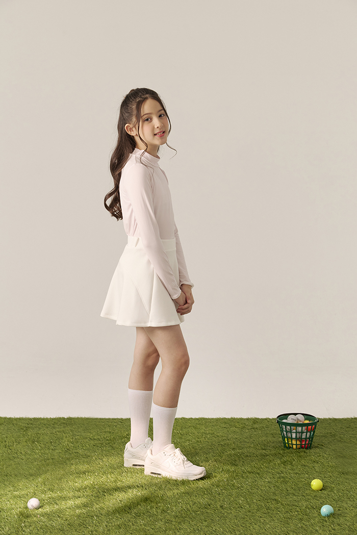 Avant Falcosia  花邊女童內搭上衣-櫻花粉