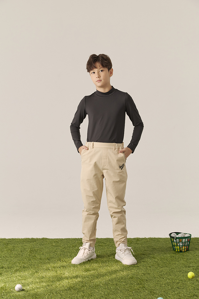 Avant Falcosia  接片男童內搭上衣-烏黑