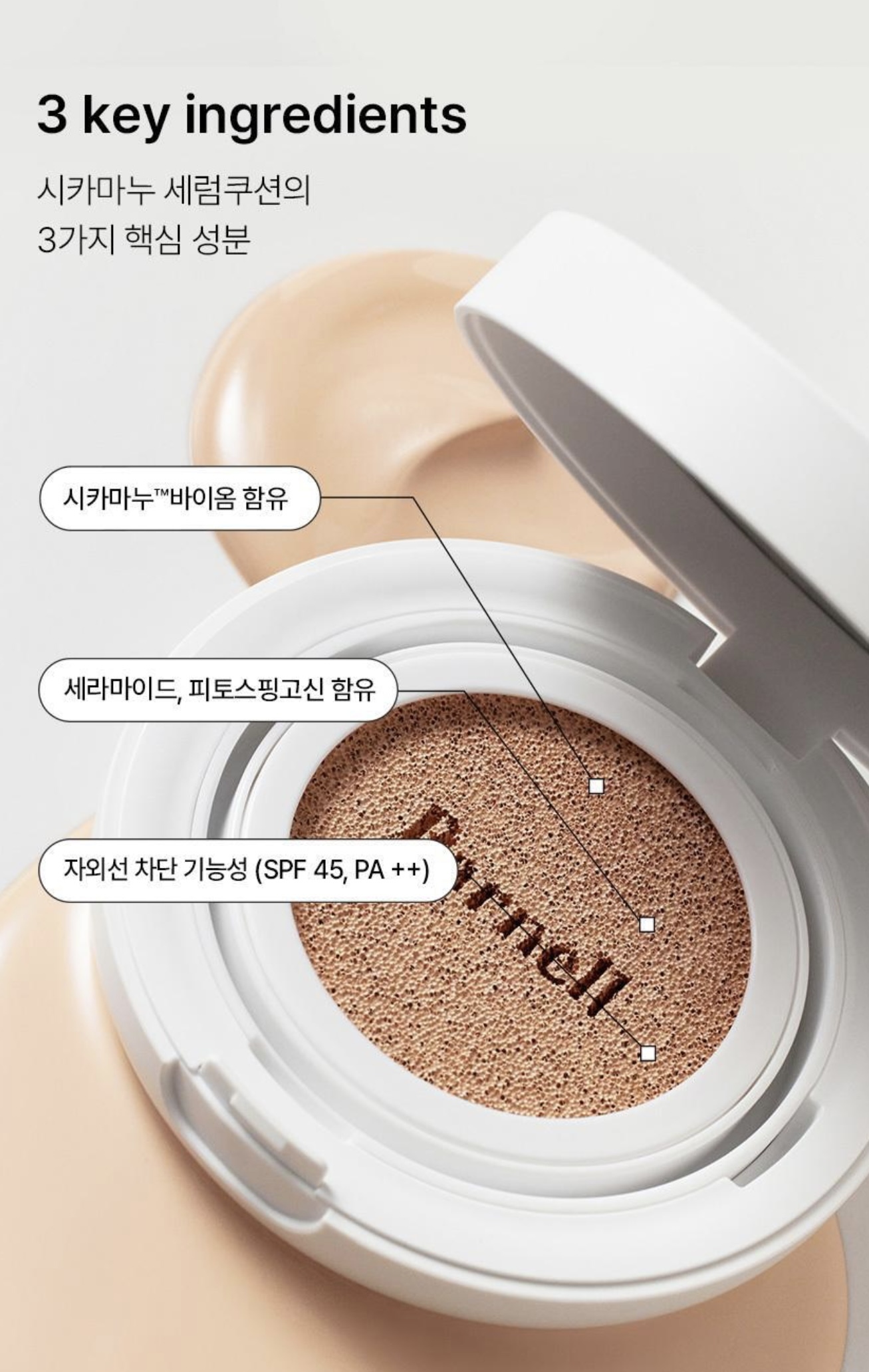 《Olive Young連線》Parnell Cicamanu Serum Cushion Special Set (+Refill+mini)