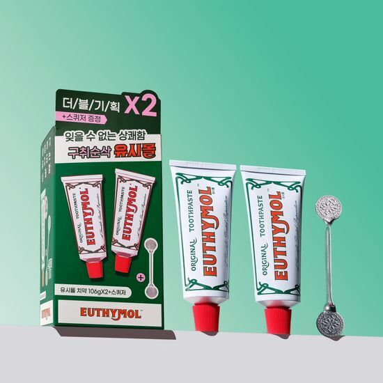 《Olive young連線》EUTHYMOL Whitening Toothpaste 106gx2