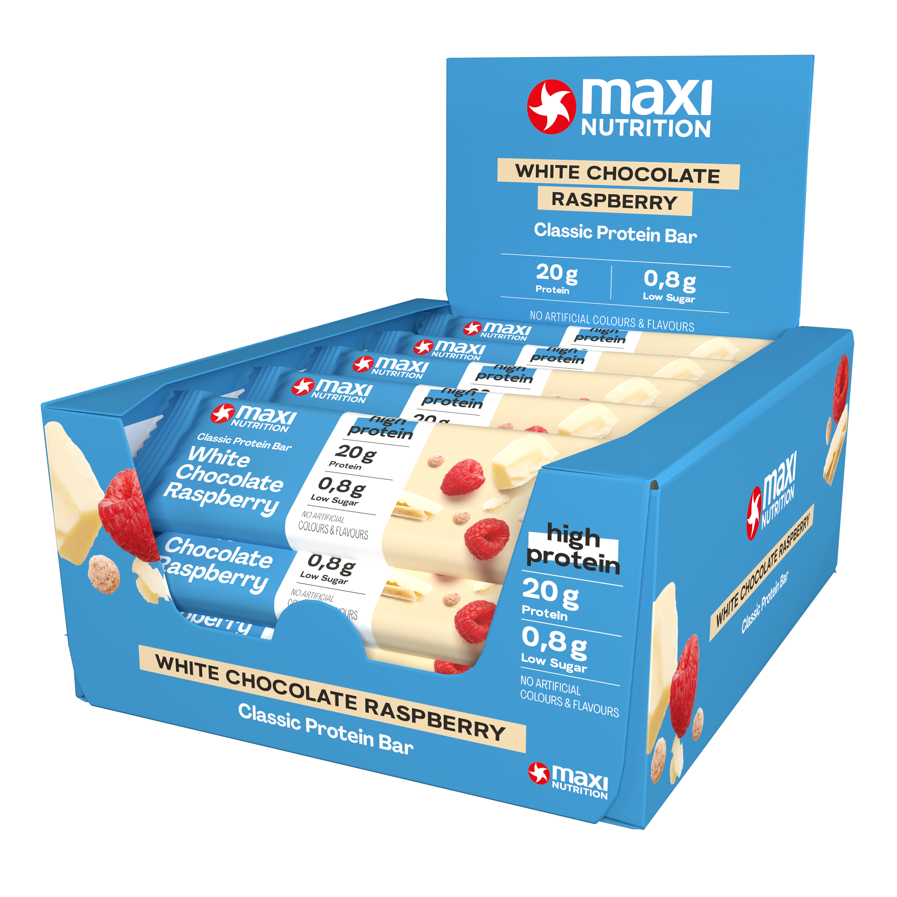 德國邁星 經典巧克力覆盆莓風味乳清蛋白棒