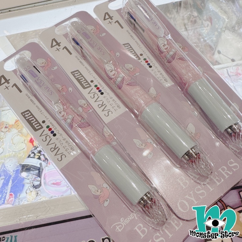 小蠔女4色原子筆連鉛芯筆