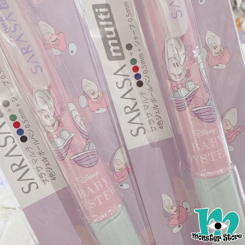 小蠔女4色原子筆連鉛芯筆