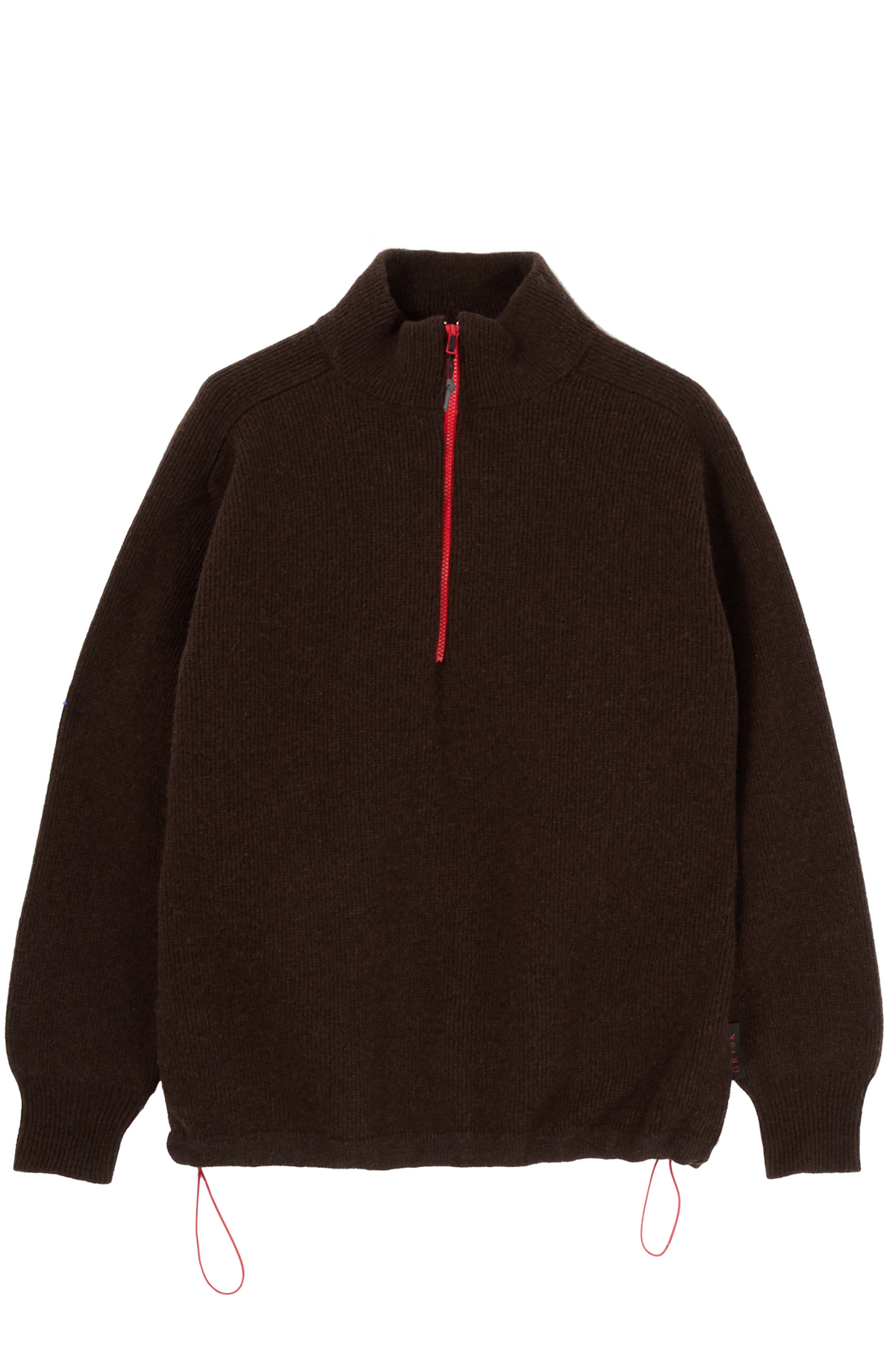 GR10K｜FELTED HIGH NECK "DARK BROWN"